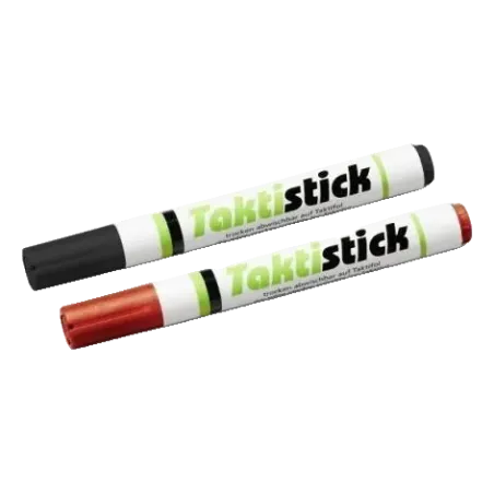 Lot de deux crayons Taktifol (1 rouge et 1 noir)