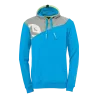 Cyan/Gris foncé chiné
