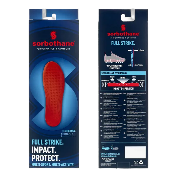 Semelles Sorbothane Full Strike