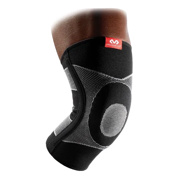 Genouillère 4-Way elastic avec contrefort gel et baleines à ressort