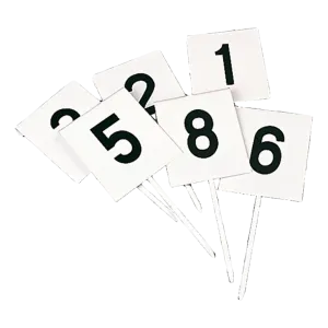 Fiches de marquage Rectangulaires Lot de 12