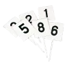 Fiches de marquage Rectangulaires Lot de 12