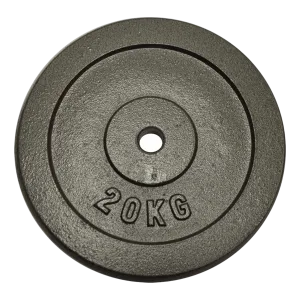 Poids disque en fonte 20 kg
