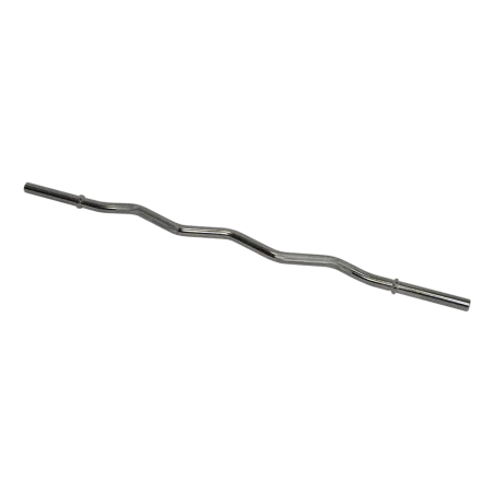 Barre haltère curl 1.20 m + 2 stop disques