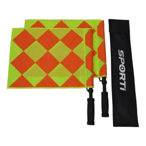Drapeau de touche multi-damiers (paire)
