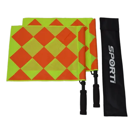 Drapeau de touche multi-damiers (paire)