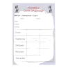 Carnet de 15 cartes seul d'arbitrage Foot
