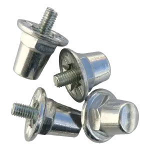 Crampons Cylindriques (Blister de 12 crampons alu / 16 mm)