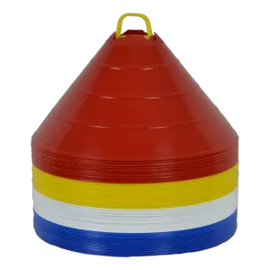 Multimarqueurs géants 15 cm avec encoche Jaune/Rouge/Bleu/Blanc (Lot de 40)