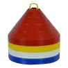Multimarqueurs géants 15 cm avec encoche Jaune/Rouge/Bleu/Blanc (Lot de 40)