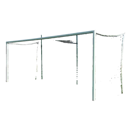 Buts de Football à 8 à sceller aluminium sans oreille (la paire)