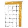 Filet de Beach Volley 9.5x1 m 2 mm simple cordeau Noir