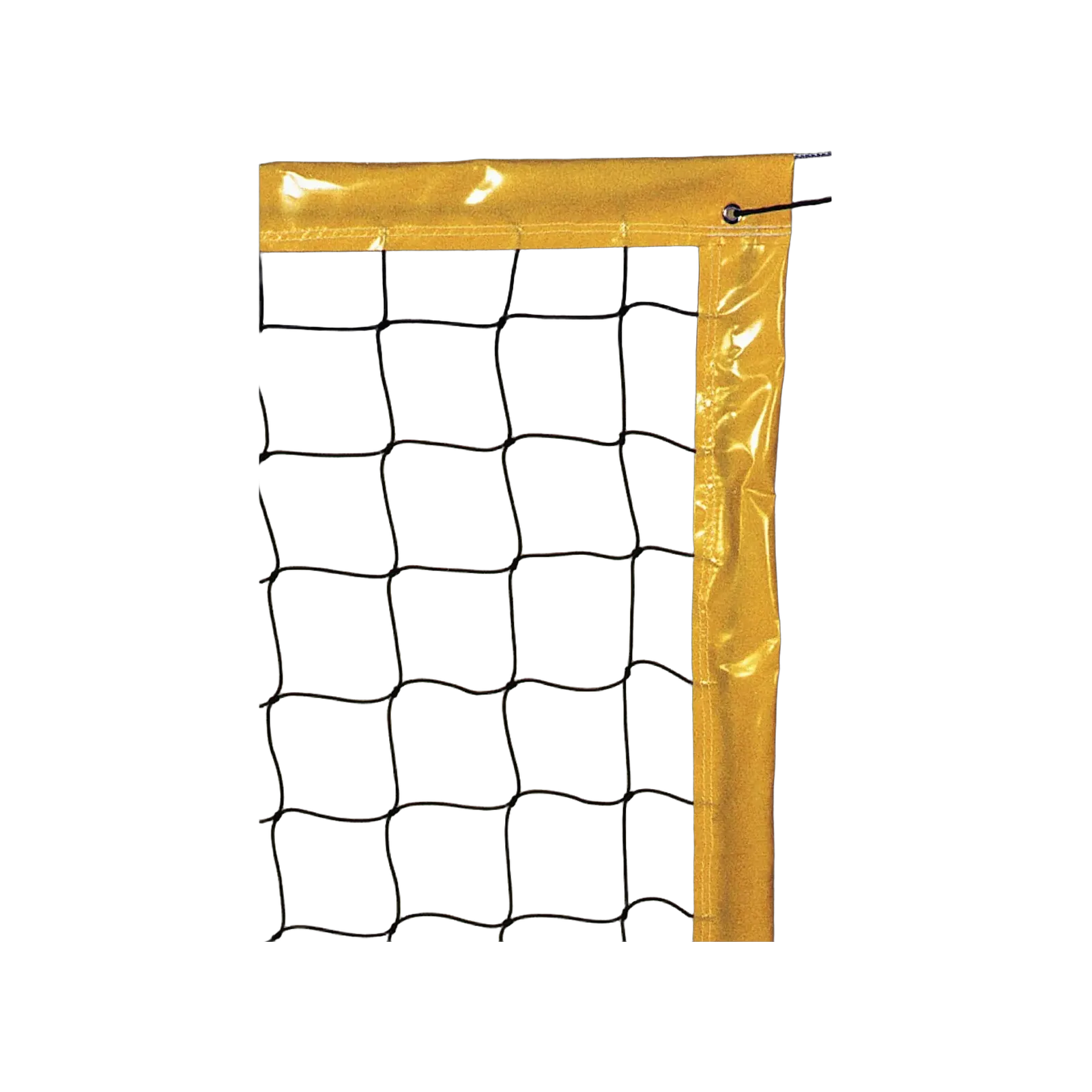 Filet de Beach Volley 9.5x1 m 2 mm simple cordeau Noir