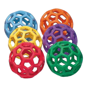 Balles alvéolaire Coloris assortis