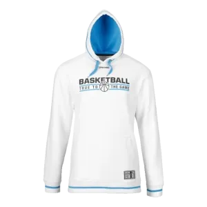 Sweat Team Hoody Blanc/Bleu ciel