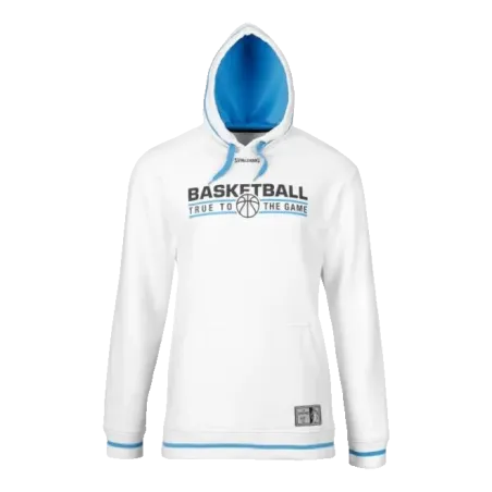 Sweat Team Hoody Blanc/Bleu ciel