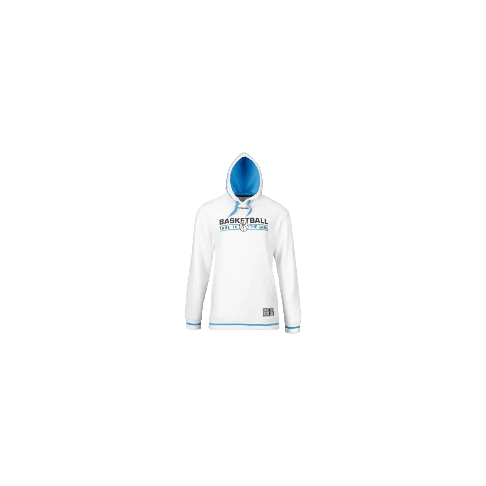 Sweat Team Hoody Blanc/Bleu ciel