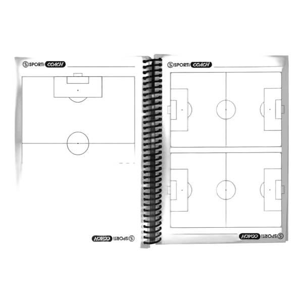 Carnet coach Football à spirales A5