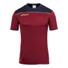 Bordeaux/Marine/Jaune fluo