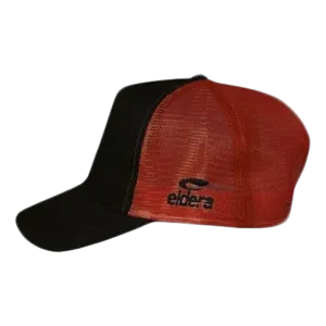Casquette Trucker – Noir/Rouge