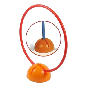 Socle multi-fonctions pour jalon, cerceau rond et plat