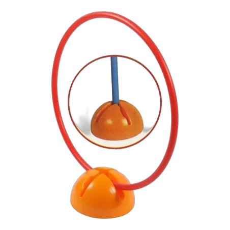 Socle multi-fonctions pour jalon, cerceau rond et plat