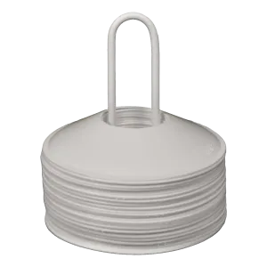 Multimarqueurs extra souples sans encoche Blanc (Lot de 40)
