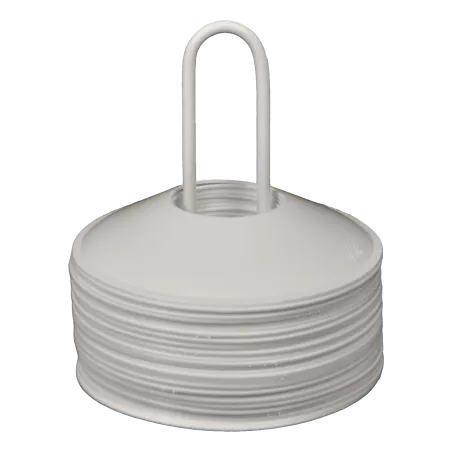 Multimarqueurs extra souples sans encoche Blanc (Lot de 40)