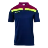 Bordeaux/Marine/Jaune fluo