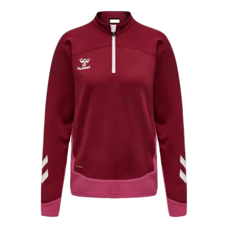Sweat 1/4 zip HML Lead Femme