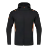 Noir mélange/Orange fluo