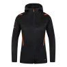 Noir mélange/Orange fluo