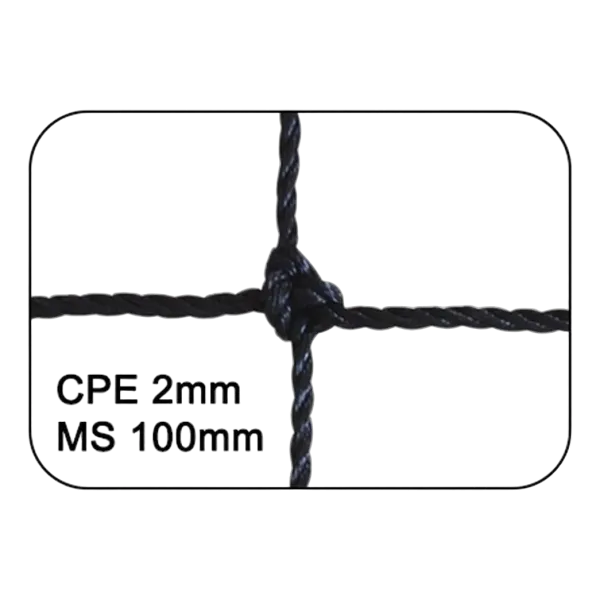 Filet de Volley Club 9.5x1 m 2 mm simple