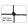 Filet de Volley Club 9.5x1 m 2 mm simple