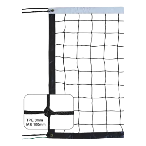 Filet de Volley Club 9.5x1 m 3 mm simple
