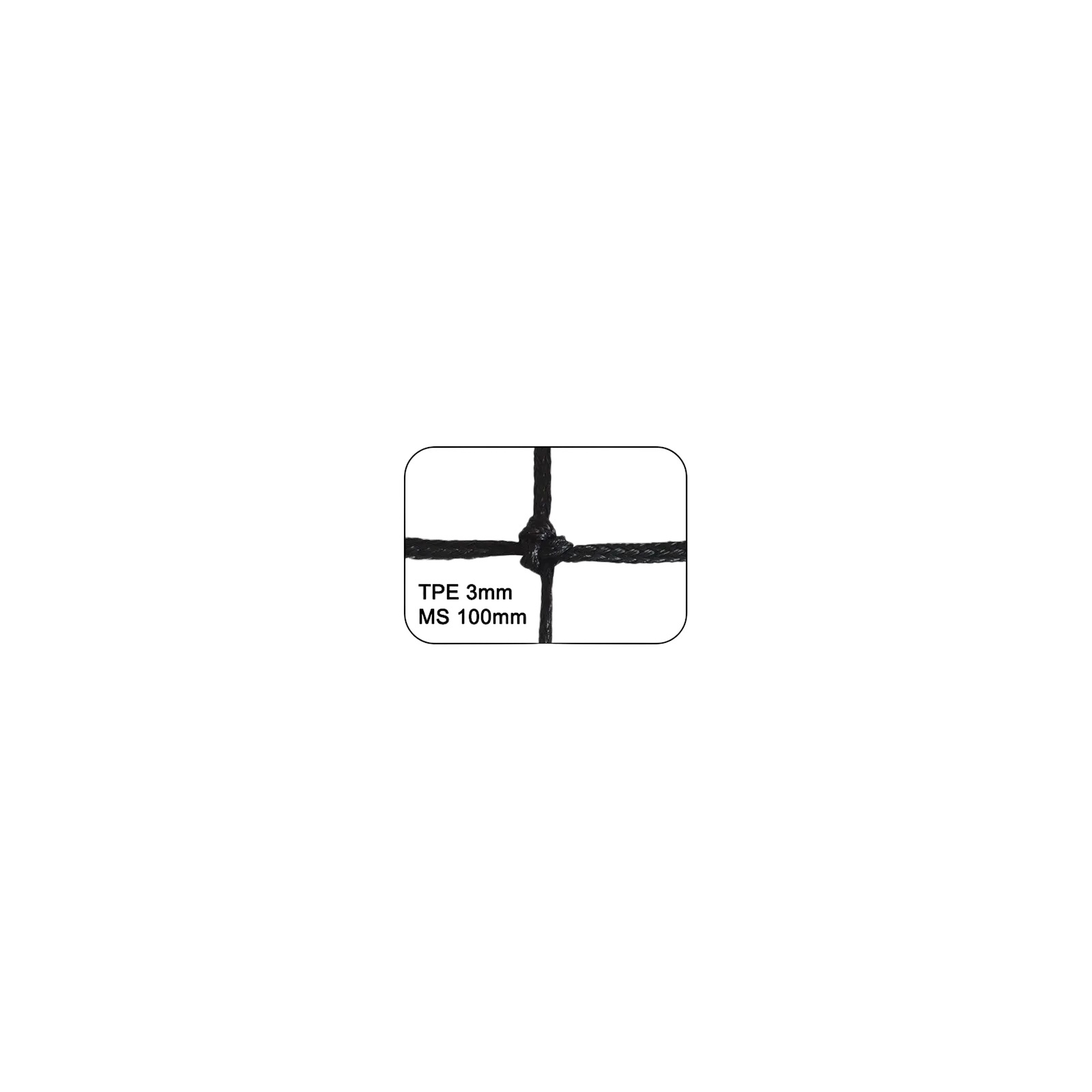 Filet de Volley Club 9.5x1 m 3 mm simple