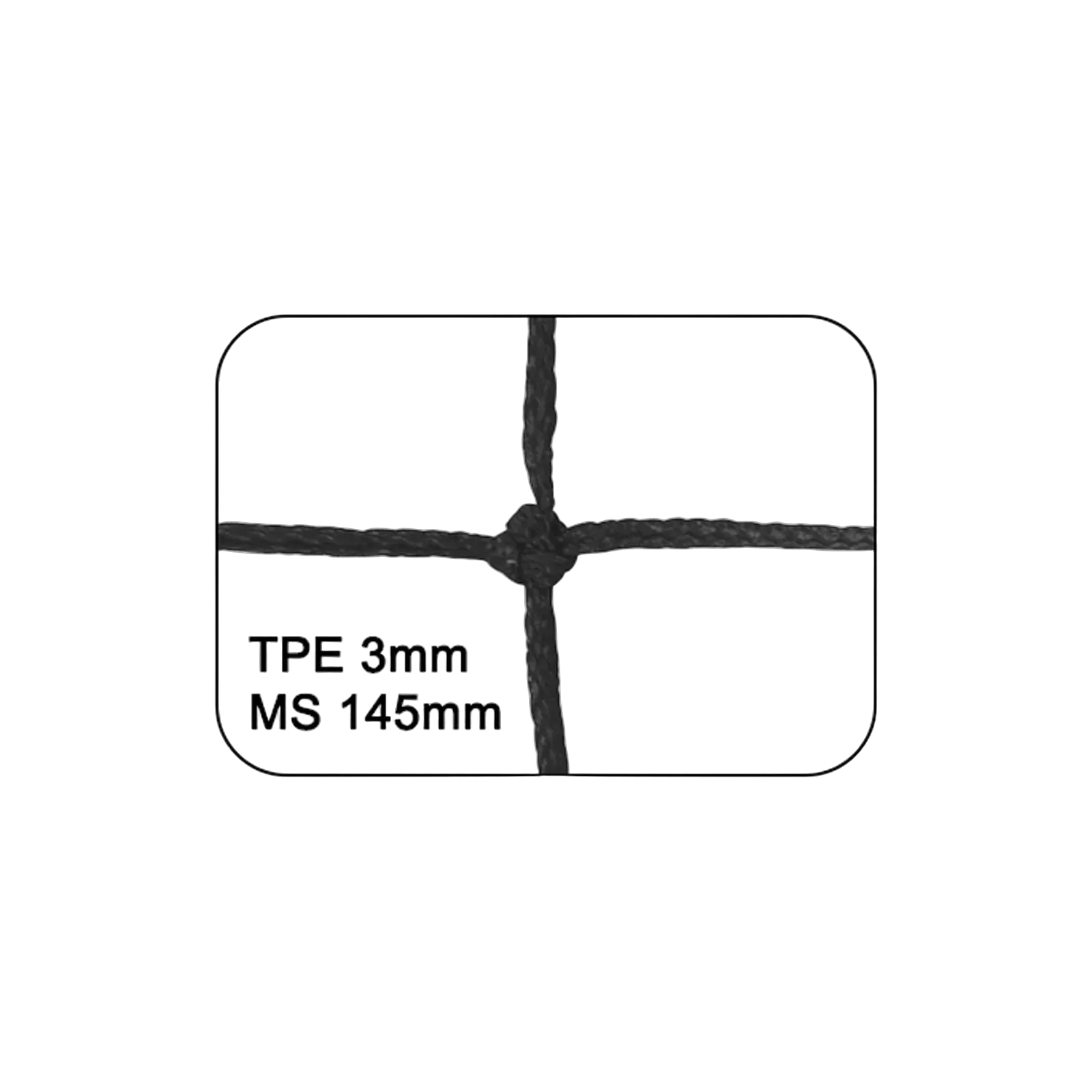 Filet pour but Transportable maille 3mm