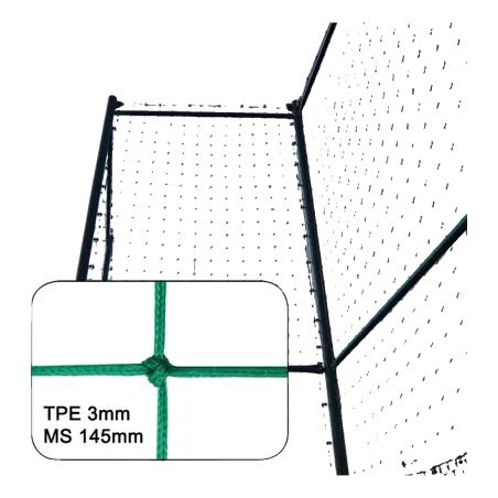 Filet sur mesure pour pare ballons Football (au m²) Vert