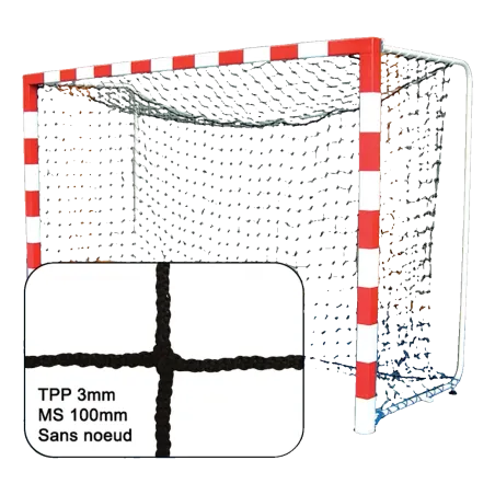 Filet de handball Club PP Tressé 3mm