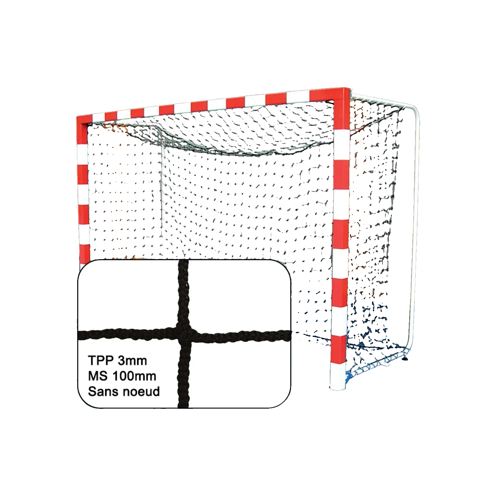 Filet de handball Club PP Tressé 3mm