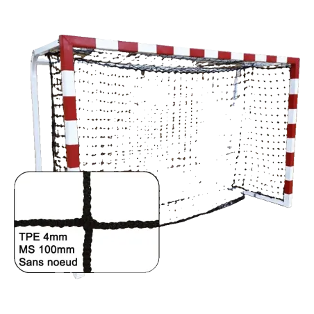 Filet de handball amortisseur PP Tressé 4mm