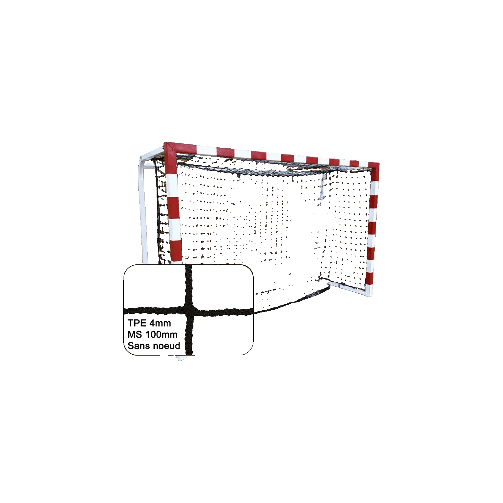 Filet de handball amortisseur PP Tressé 4mm
