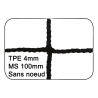 Filet de handball amortisseur PP Tressé 4mm
