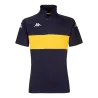 Marine/Jaune chrome