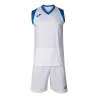 Blanc/Bleu roy