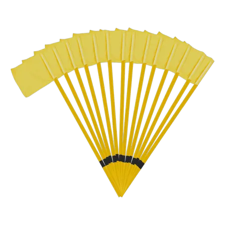 Lot de 14 poteaux de touche flexibles Rugby