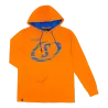 Orange ocre/Bleu roi
