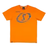 Orange ocre/Bleu roi