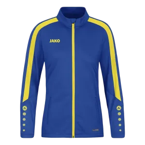 Veste polyester Power Femme – Bleu roy/Citron