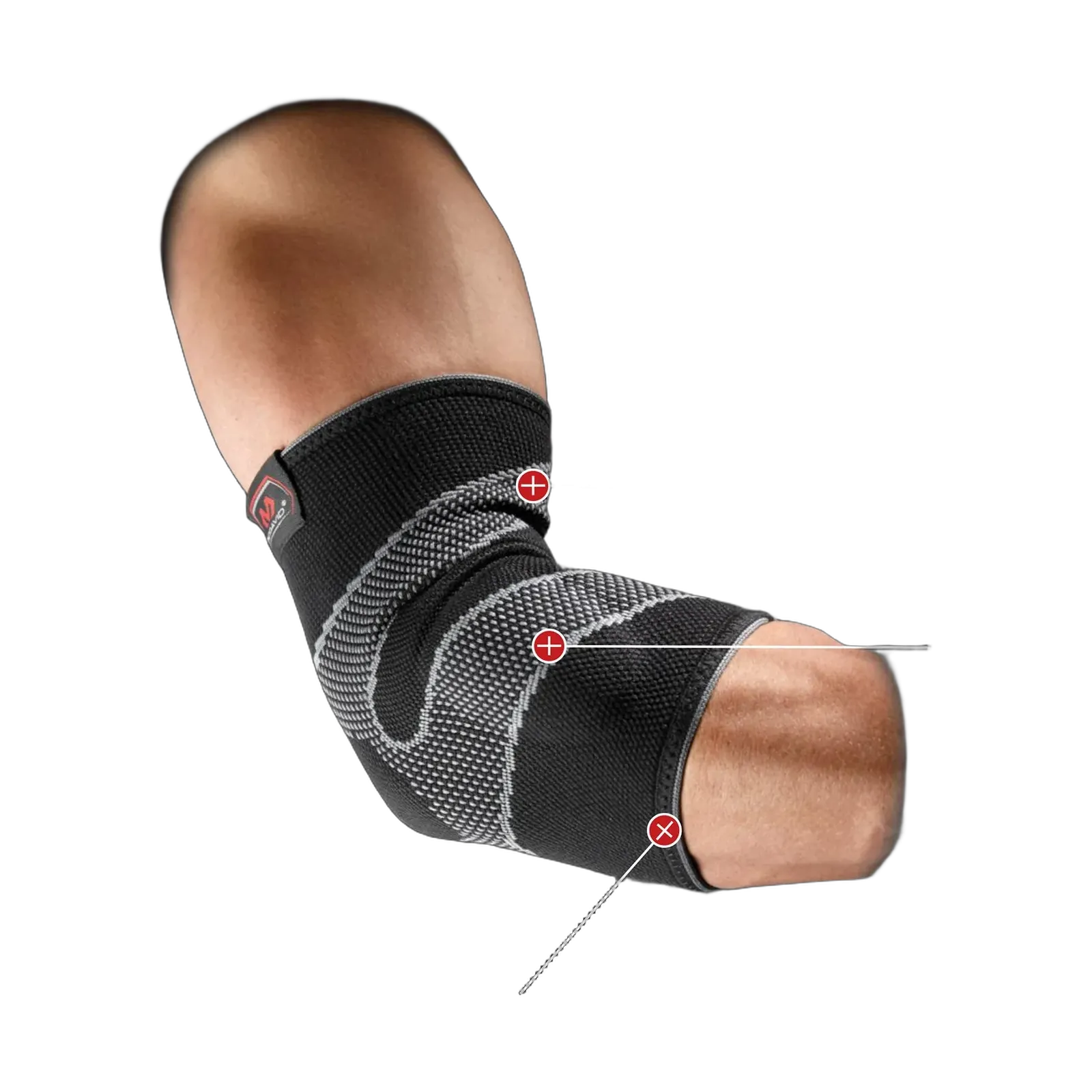 Coudière 4-Way Elastic avec contreforts gel